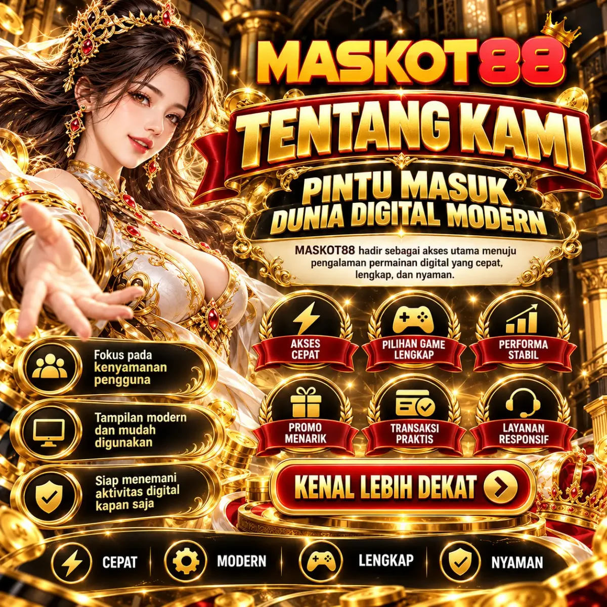 Banner halaman Tentang MASKOT88: Kenali Akses Permainan Digital Bersama MASKOT88